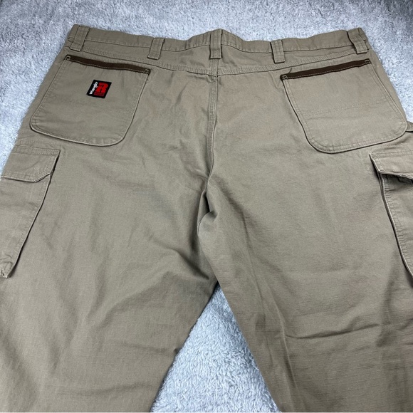 Wrangler Riggs Workwear Ripstop Ranger Utility Cargo‎ Pant Size 46 Bark Color - Picture 11 of 13